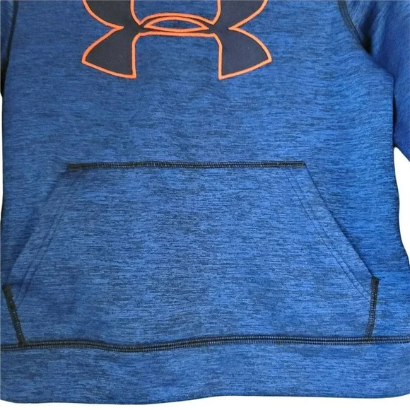 Under Armour Hoodie Youth Medium Boys Blue Long Sleeve Warm Winter size M - Picture 4 of 10